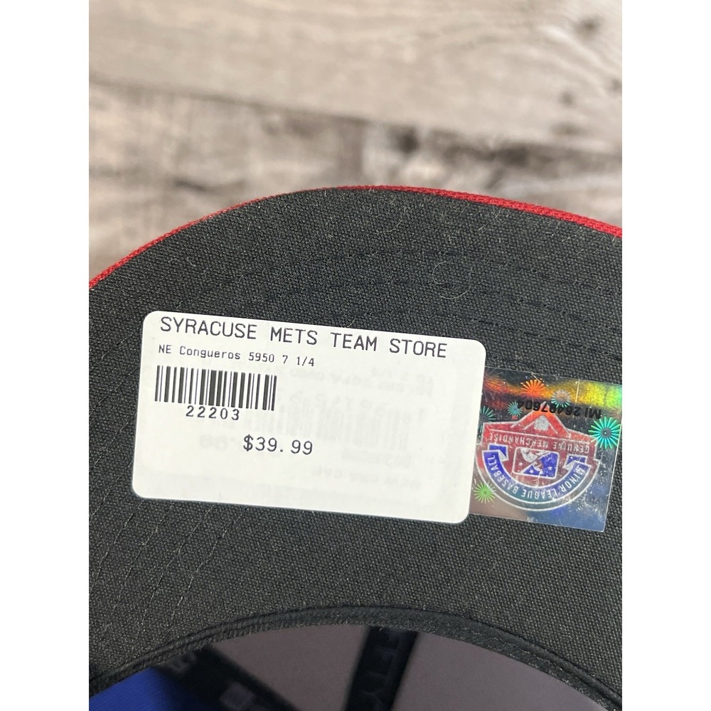 MiLB Syracuse Mets New Era Fitted Hat 7 1/4 - Picture 9 of 9